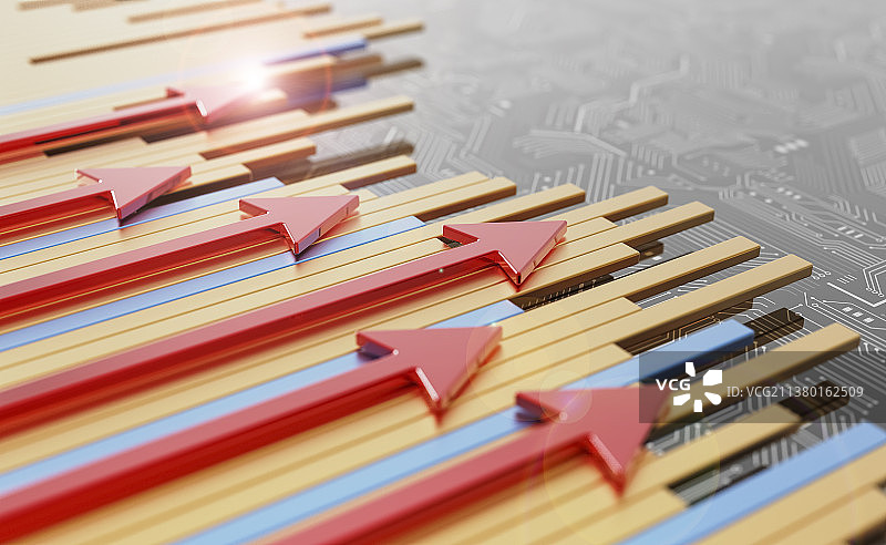 金融投资概念插画图片素材