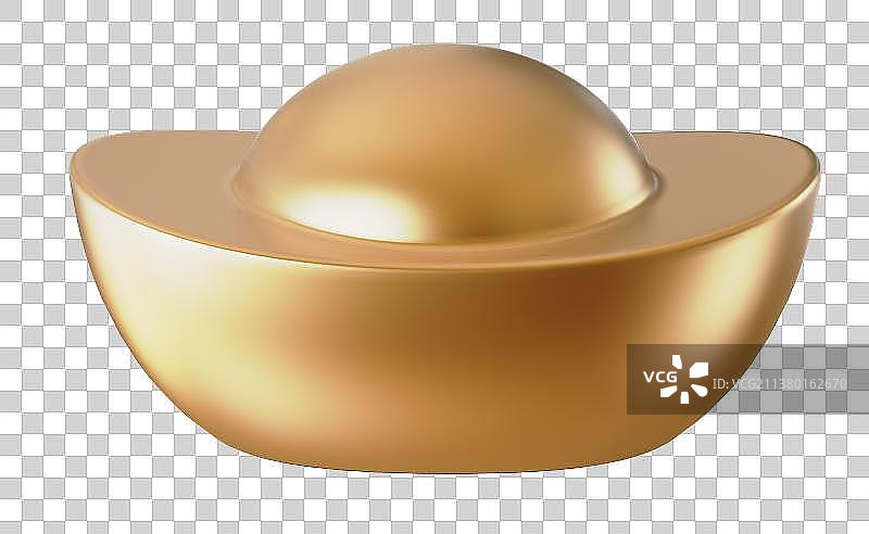 黄金元宝插画图片素材