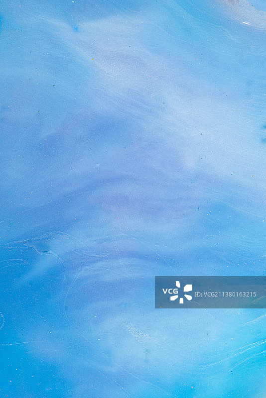 蓝色颜料丙烯流体背景图片素材