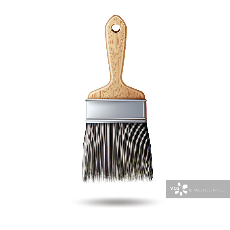 3D丙烯油画笔图片素材