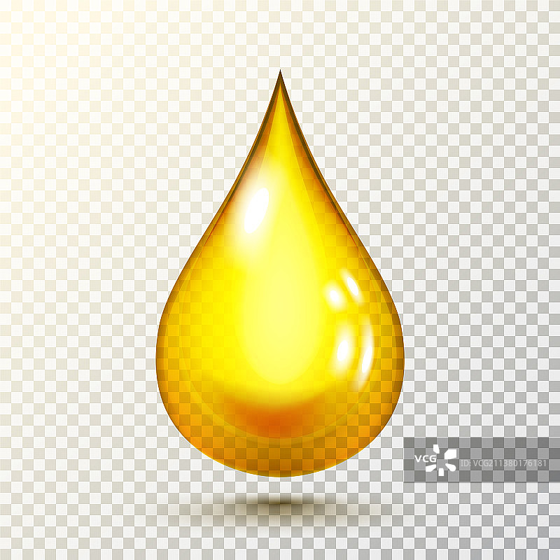 金色油滴图片素材