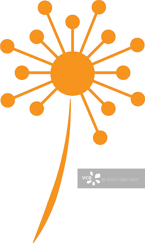 蒲公英图标设计图片素材