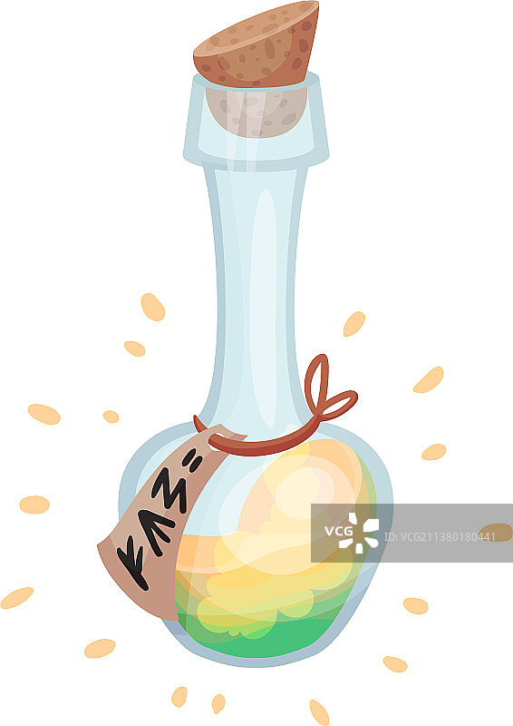 玻璃药水瓶图片素材