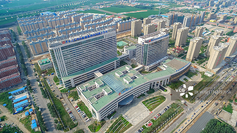 中国吉林国文医院航拍图片素材
