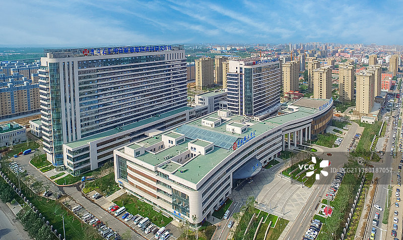 中国吉林国文医院航拍图片素材