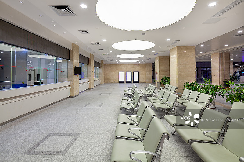 医院门诊部取药大厅图片素材