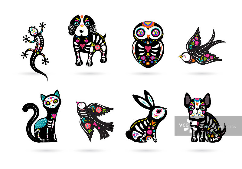 亡灵节动物图片素材