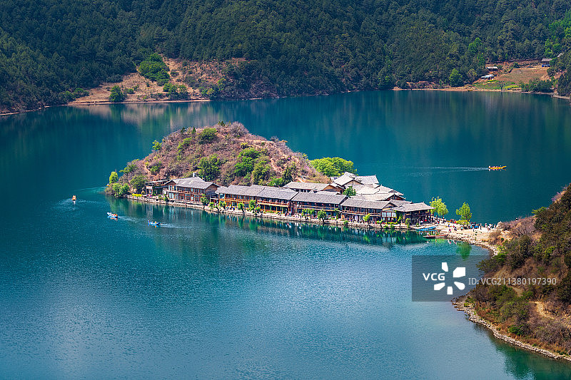 泸沽湖图片素材