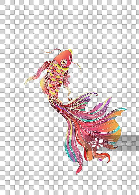 锦鲤国风图片素材