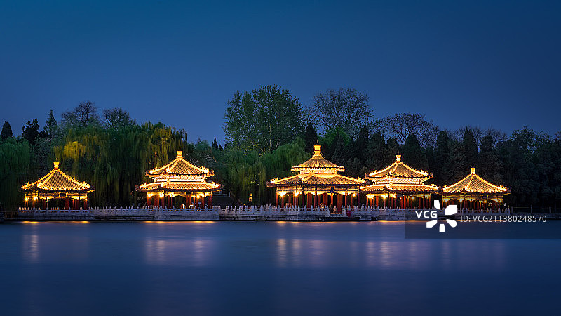 五龙亭图片素材