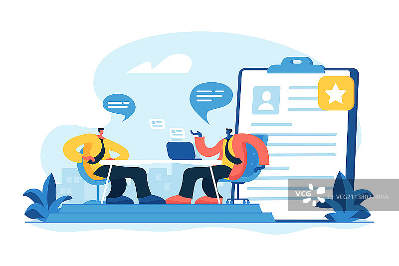 求职面试概念图片素材