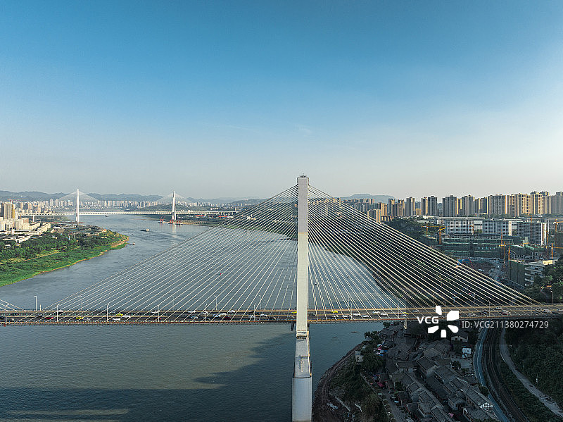 重庆马桑溪大桥航拍图片素材