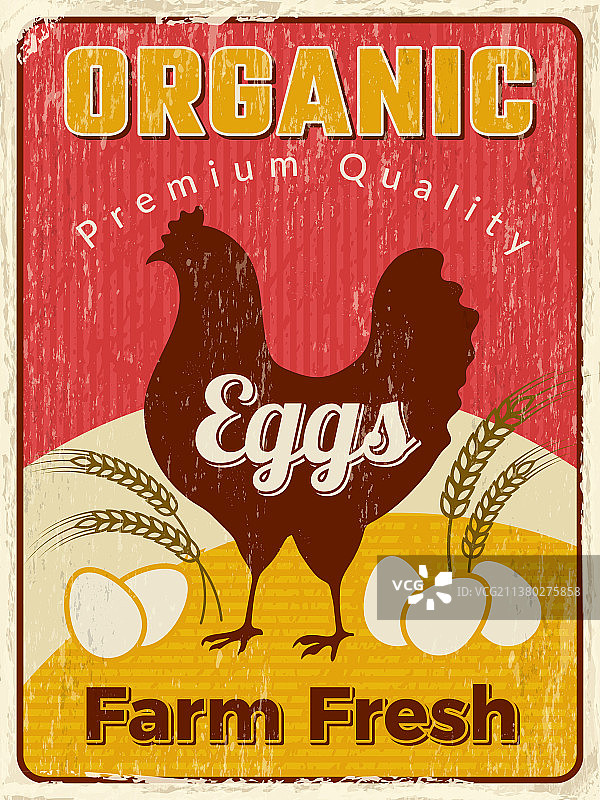 新鲜鸡蛋健康农场食品鸡肉海报图片素材