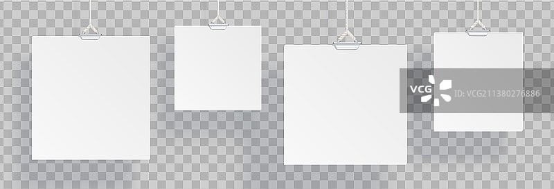 白色逼真空白隔离背景图片素材