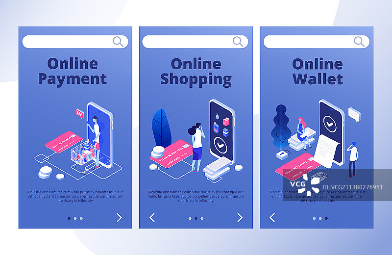 线上支付登陆页手机银行应用图片素材