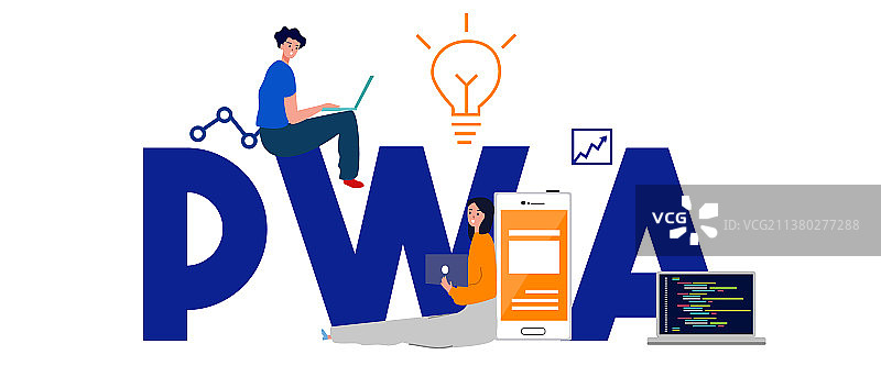 PWA渐进式Web应用最新网站图片素材