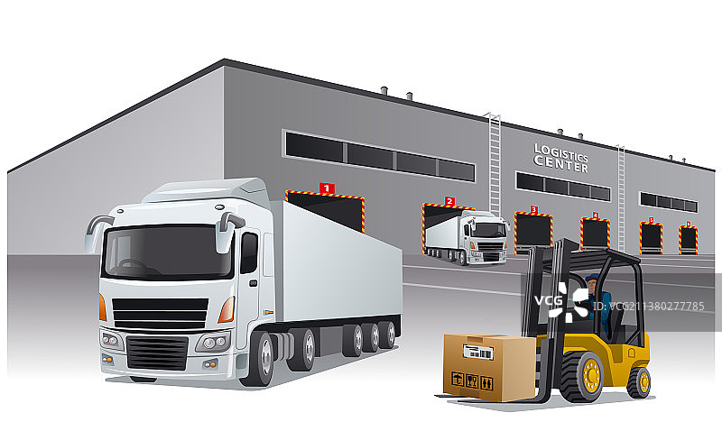 物流中心图片素材