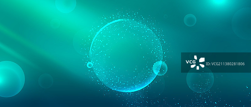 孔雀蓝背景 炫光发光 矢量会议背景图图片素材