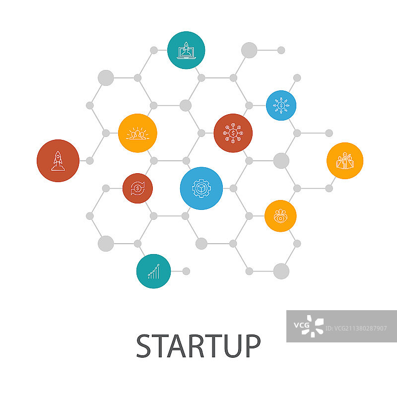 创业项目演示模板封面图片素材