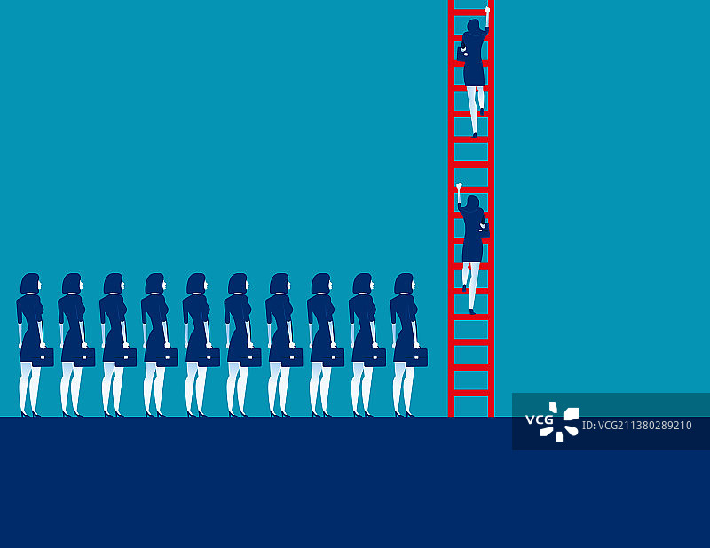 商业人士人群向上移动概念图片素材