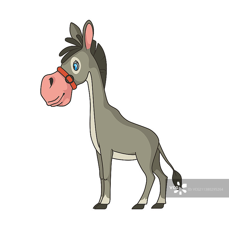 卡通驴图片素材