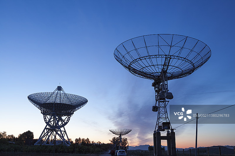 天空射电望远镜图片素材