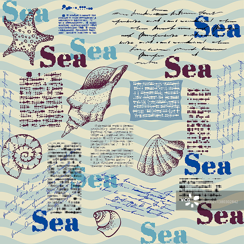 模仿抽象复古报纸图片素材