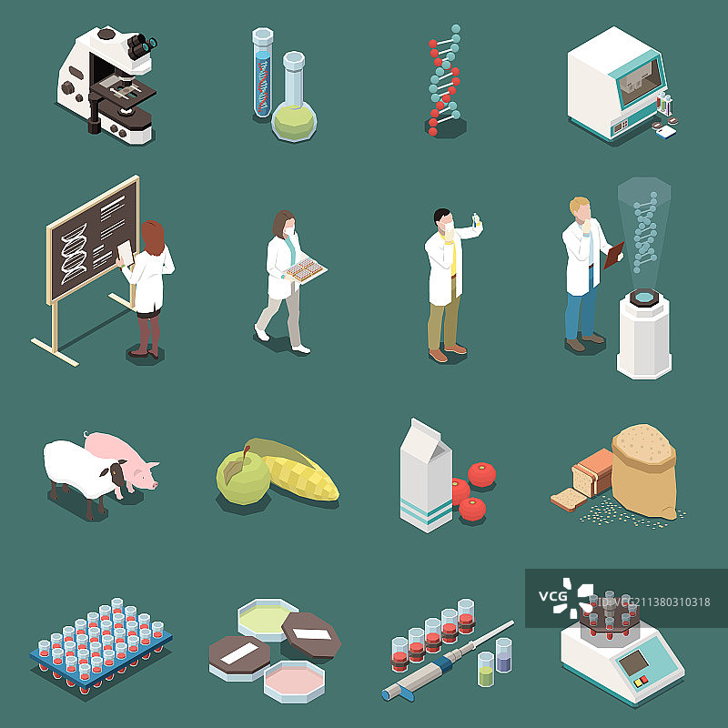 遗传学2.5D素材合集图片素材