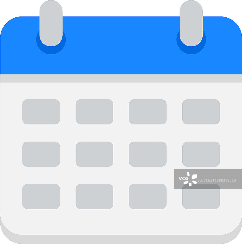 无背景扁平日历图标图片素材