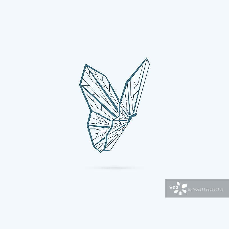 蝴蝶标志图片素材