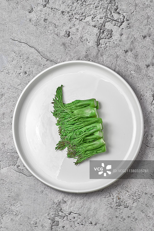 清焯野生刺嫩芽图片素材