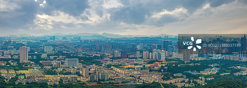 南京市城市全景图图片素材