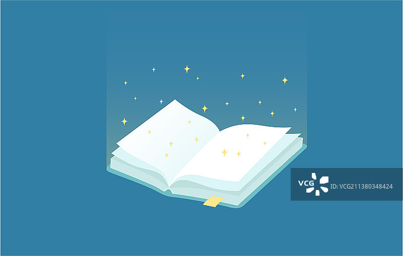 书本里的星星图片素材
