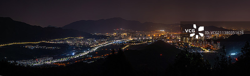 中门寺远眺门头沟图片素材