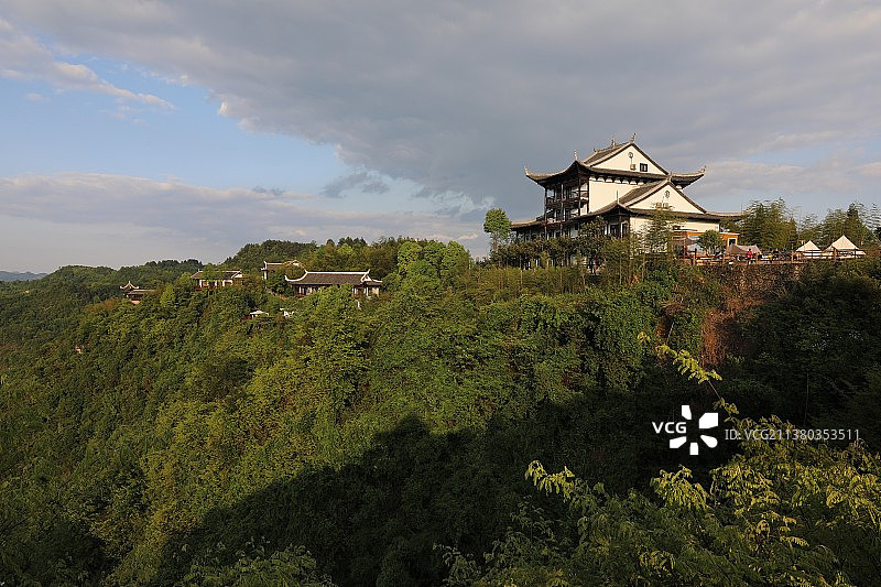 中国贵州贵阳市开阳县云山茶海风景区图片素材