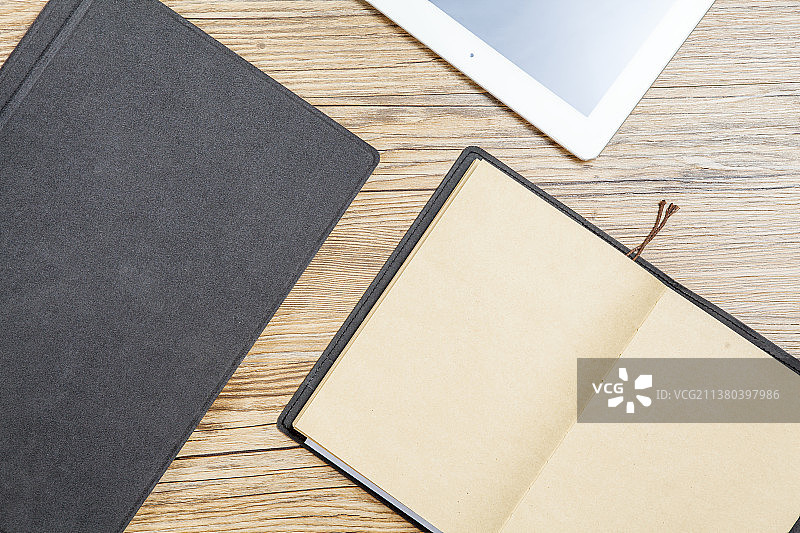 桌面电脑笔记本特写图片素材