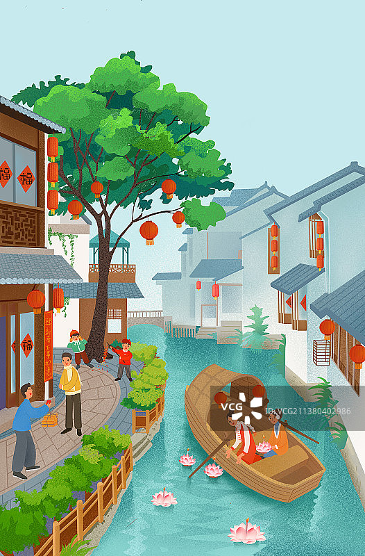 江南春节图片素材