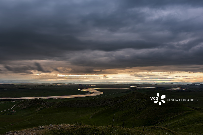 黄河九曲第一湾图片素材