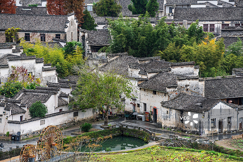 西递古村落图片素材