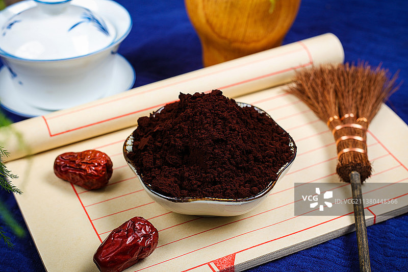 营养灵芝孢子粉图片素材