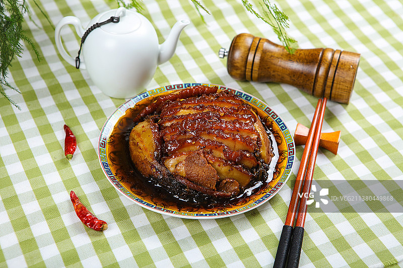 营养滋补梅菜扣肉图片素材