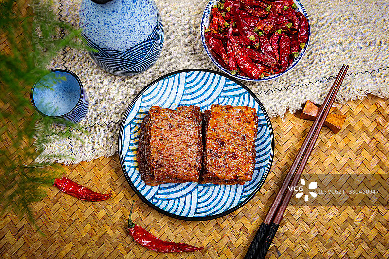 营养美味面筋素肉图片素材