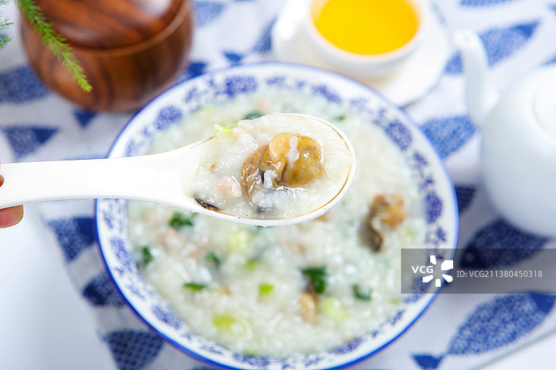 营养滋补牡蛎粥图片素材