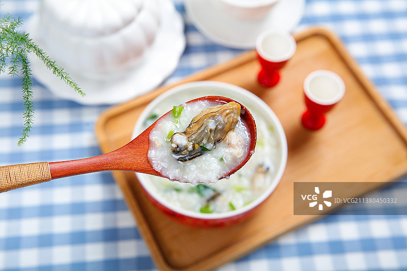 营养滋补牡蛎粥图片素材