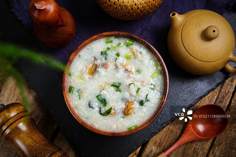 营养滋补牡蛎粥图片素材