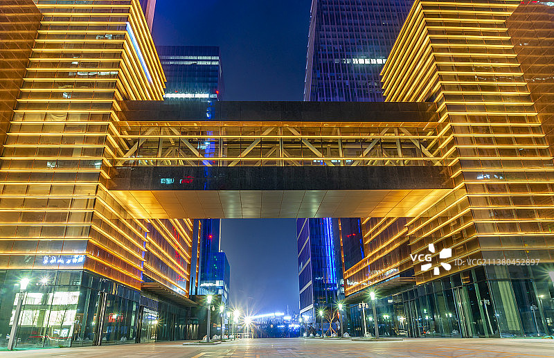 丽泽商务区夜景图片素材