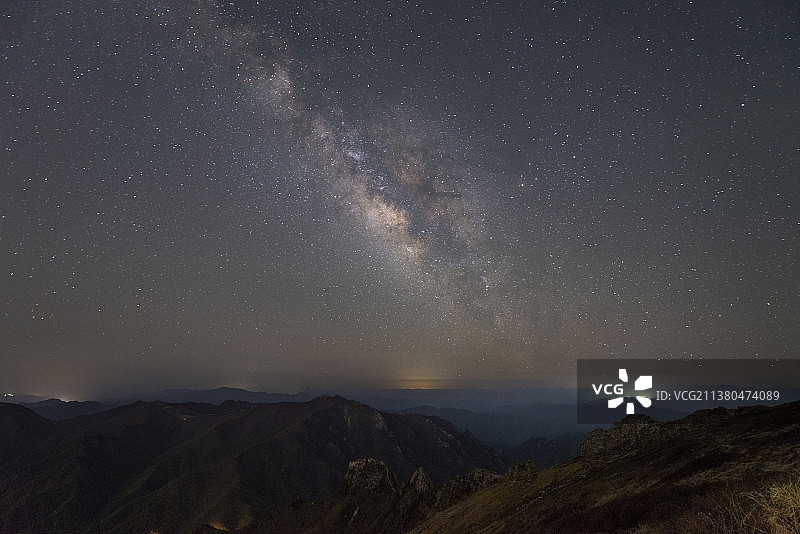 光头山银河图片素材