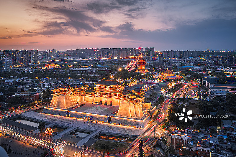 隋唐洛阳城遗址图片素材