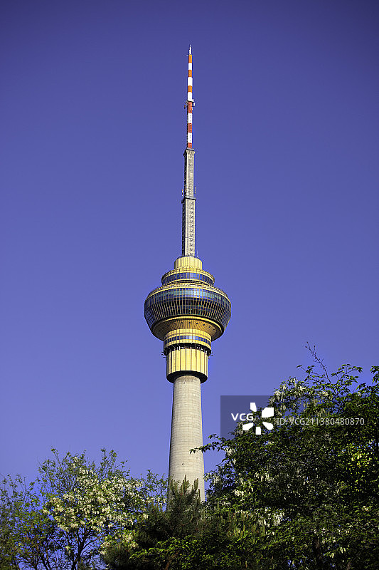 北京中央广播电视塔图片素材