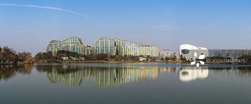 杭州萧山白马湖风光 杭州风光 萧山景区图片素材
